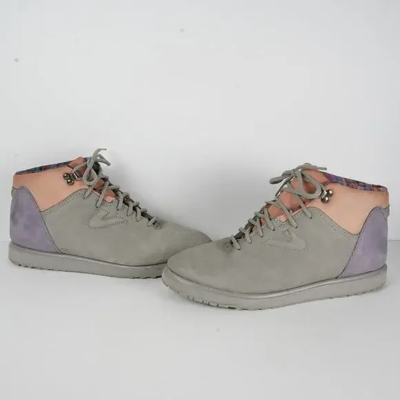 Tretorn Gray and Purple Sneakers - Picture 2 of 9